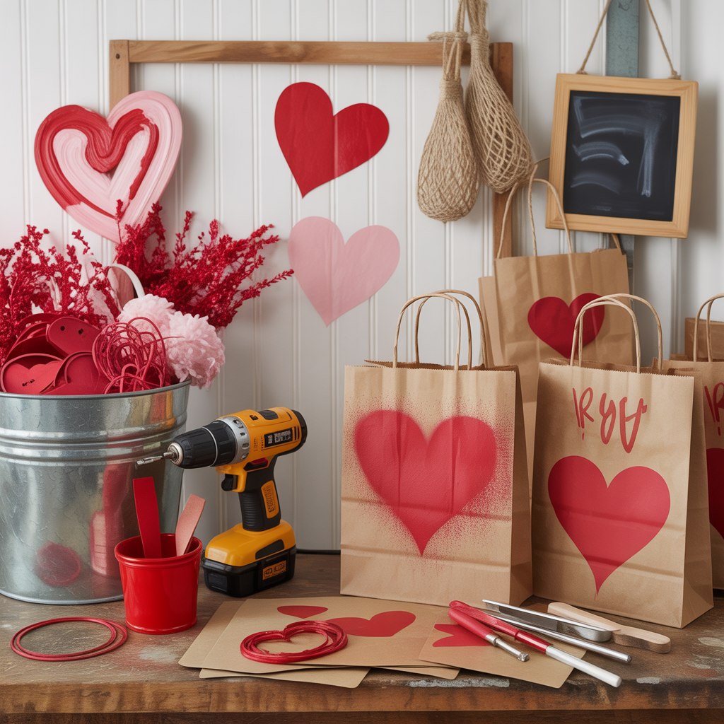 valentine bags decorating ideas