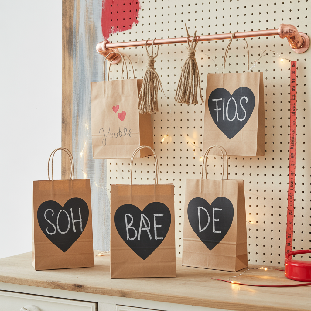 valentine bags decorating ideas