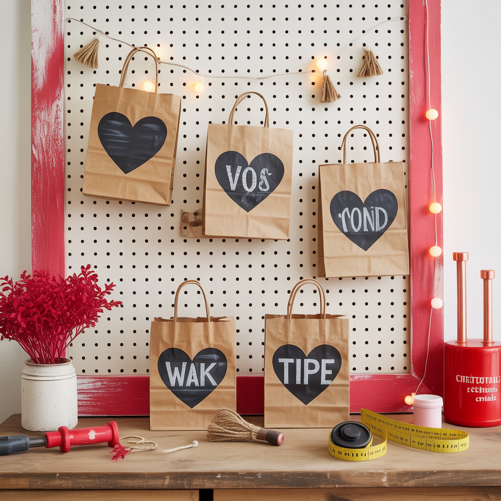 valentine bags decorating ideas