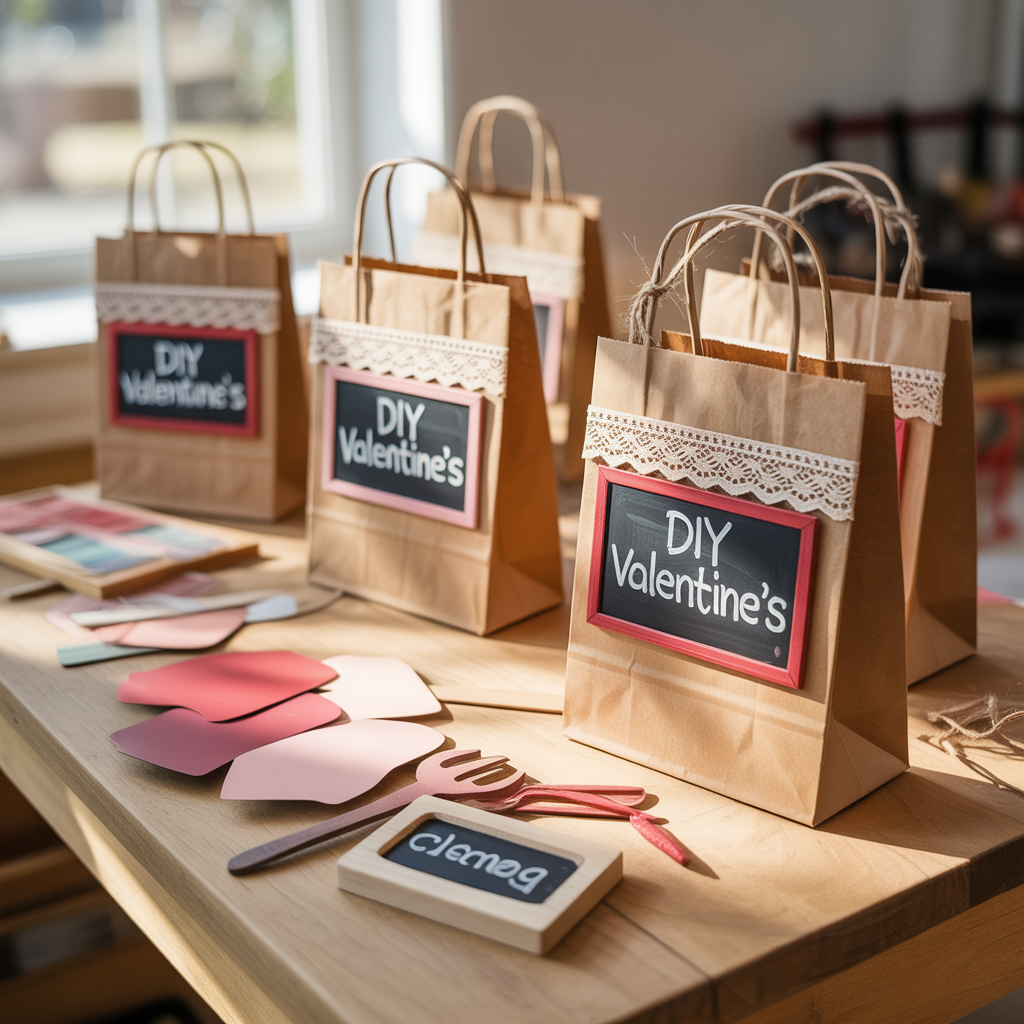 valentine bags decorating ideas