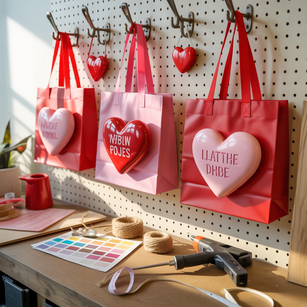 valentine bags decorating ideas