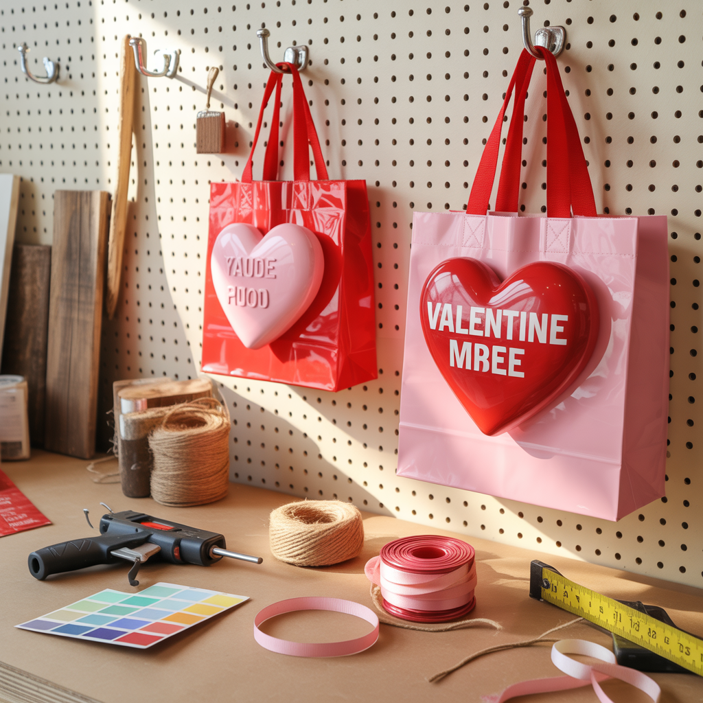 valentine bags decorating ideas