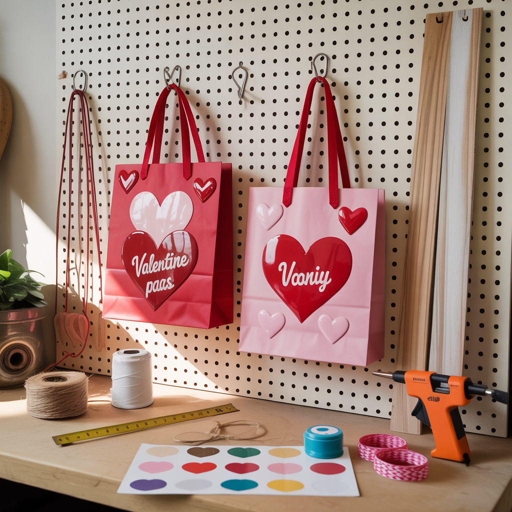 valentine bags decorating ideas