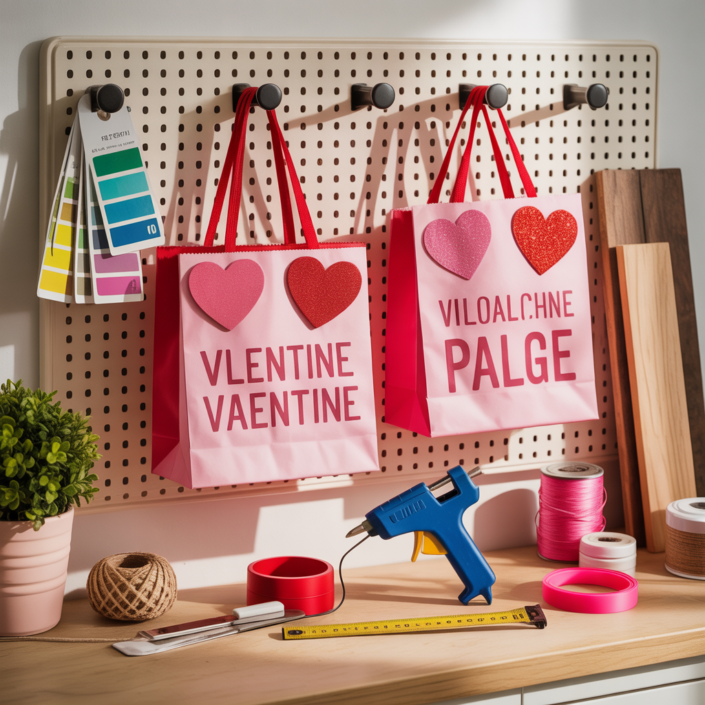 valentine bags decorating ideas