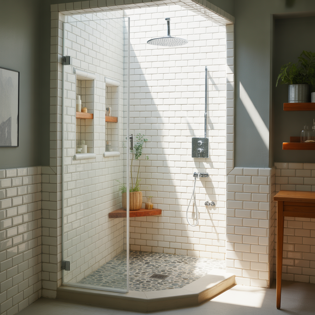Walk In Shower Small Bathroom