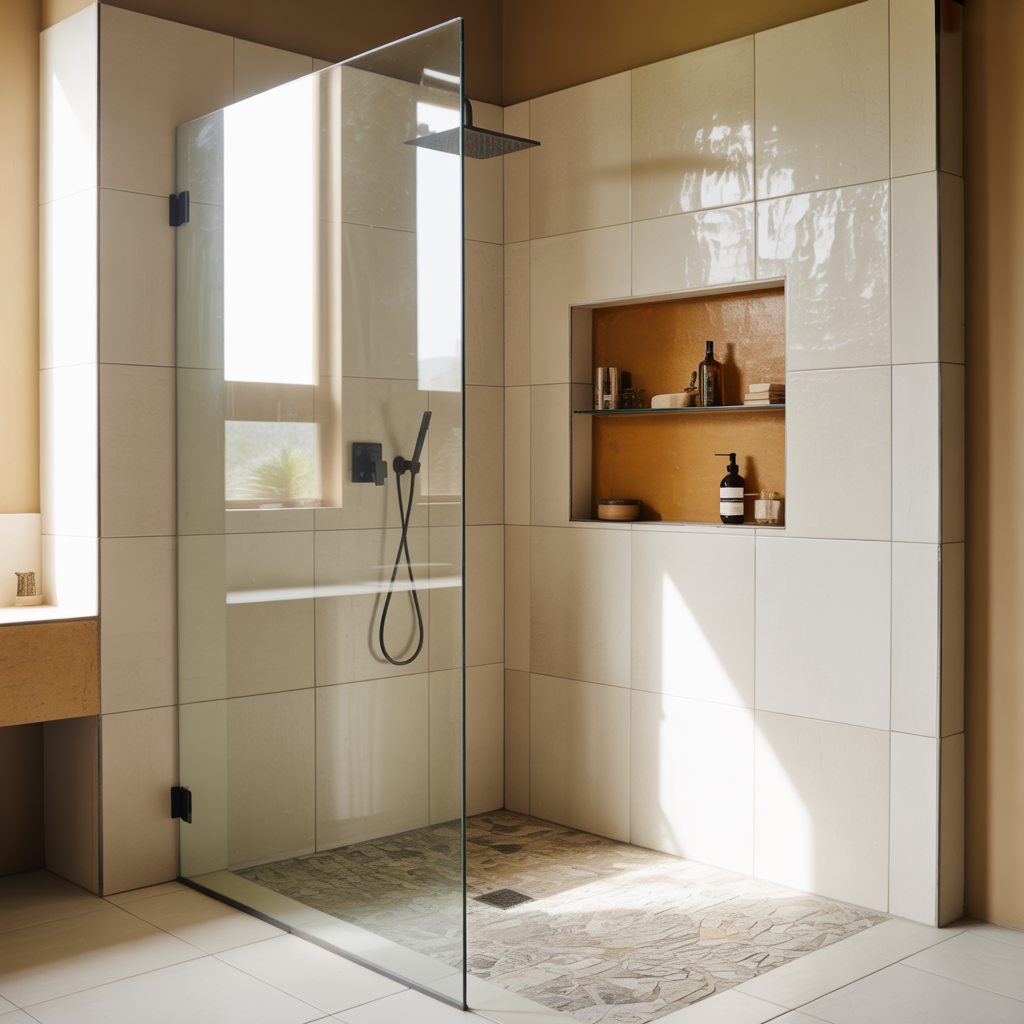 Walk In Shower Small Bathroom