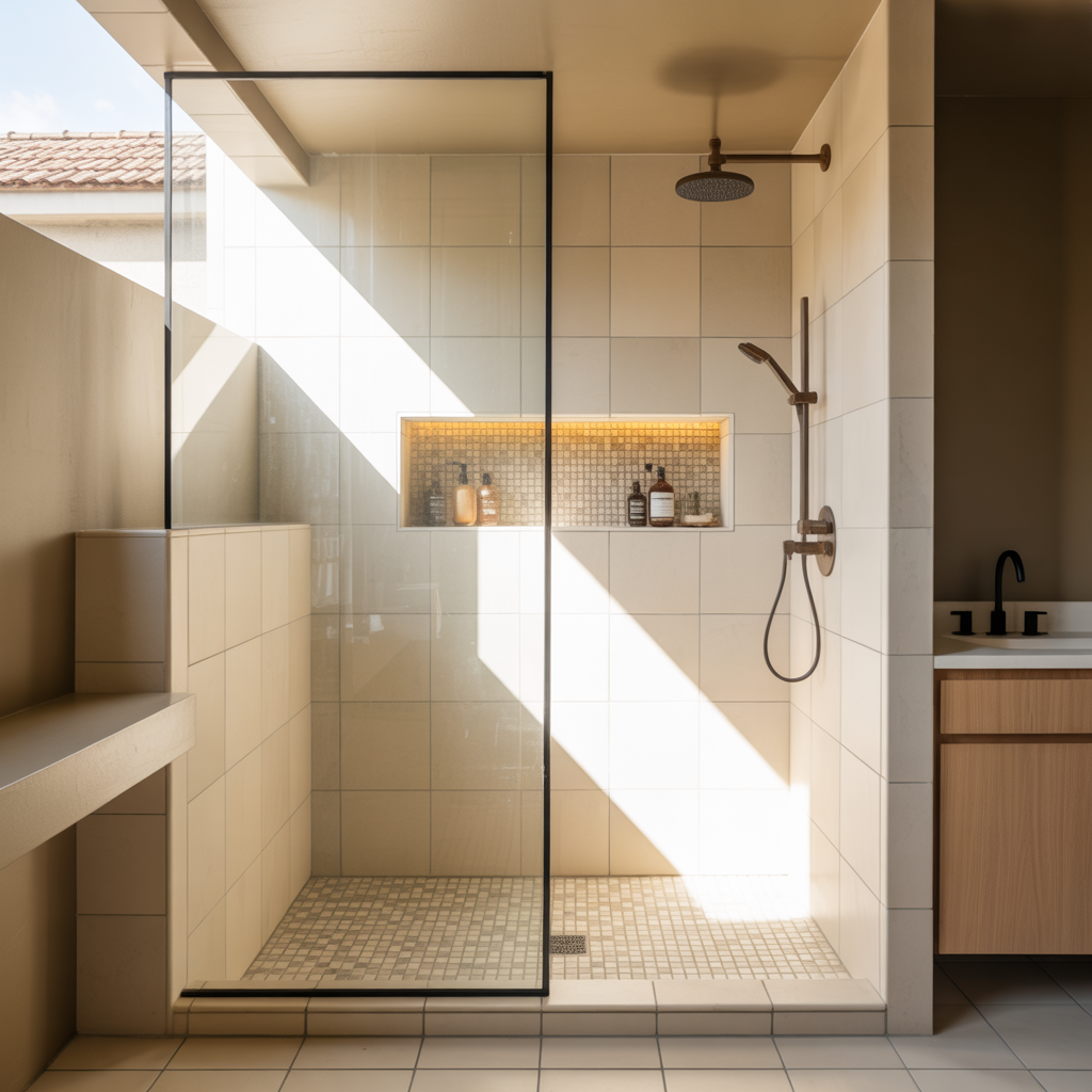 Walk In Shower Small Bathroom