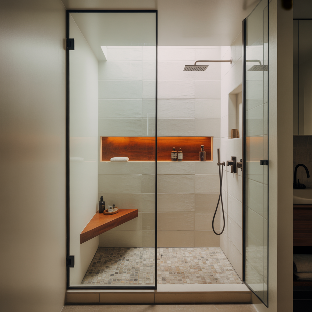 Walk In Shower Small Bathroom