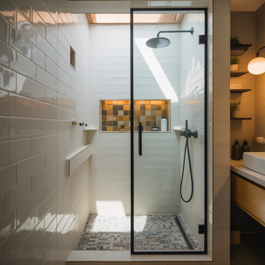 Walk In Shower Small Bathroom