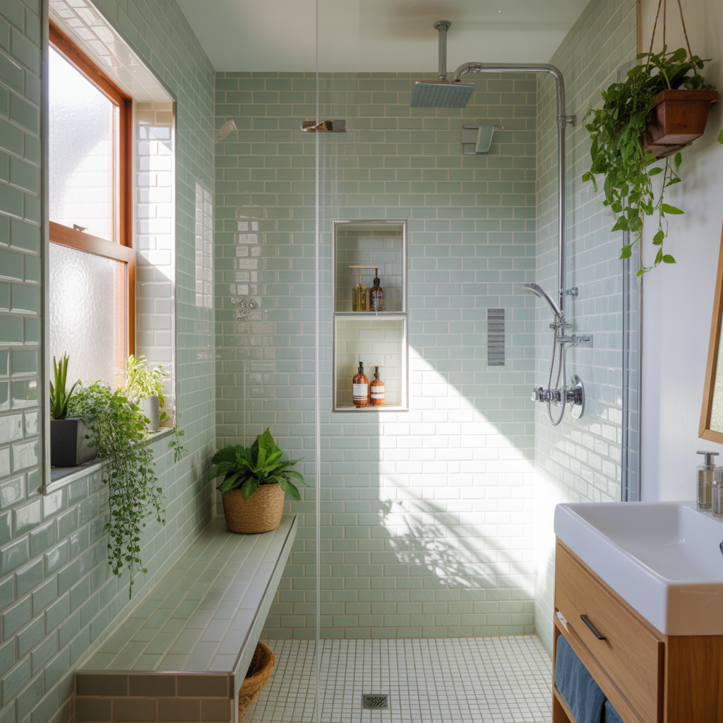 Walk In Shower Small Bathroom