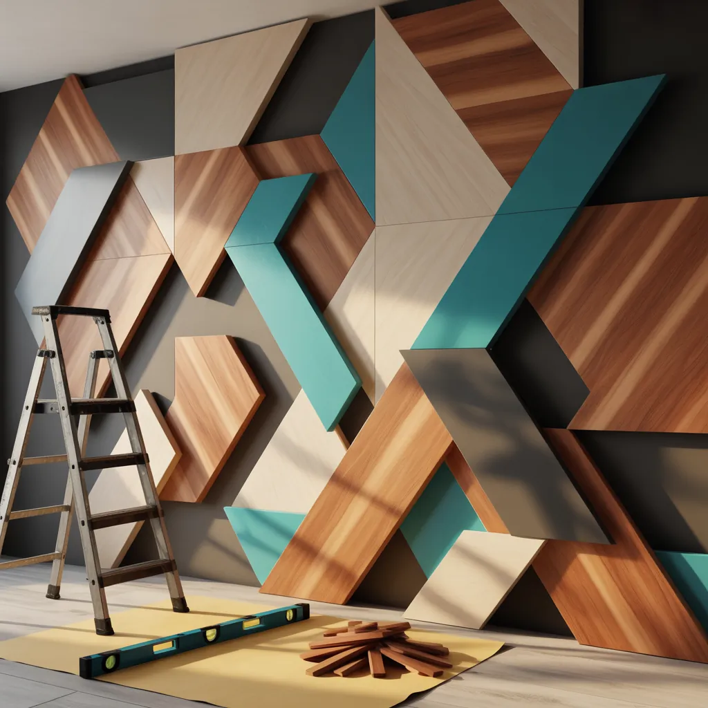 wall art geometric ideas