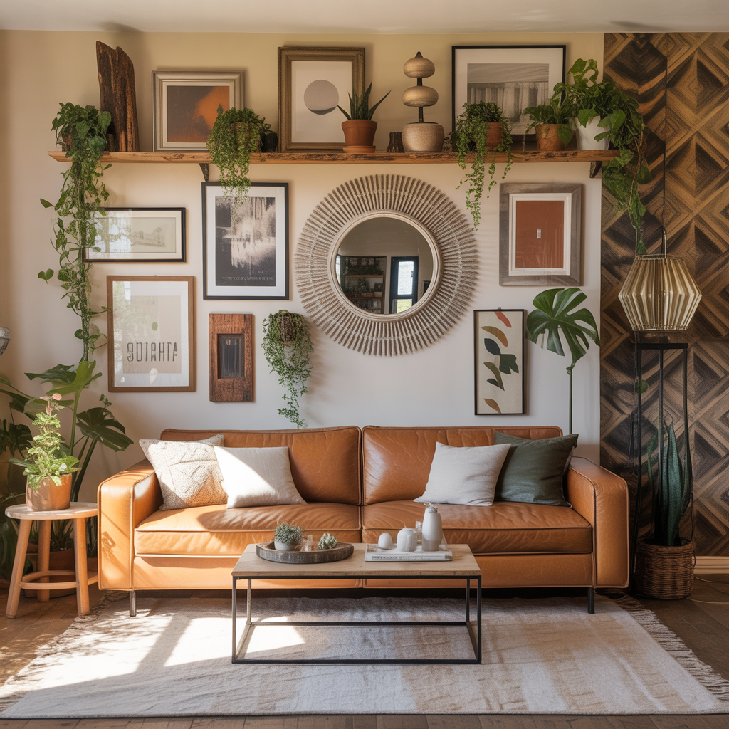 wall decor ideas behind couch