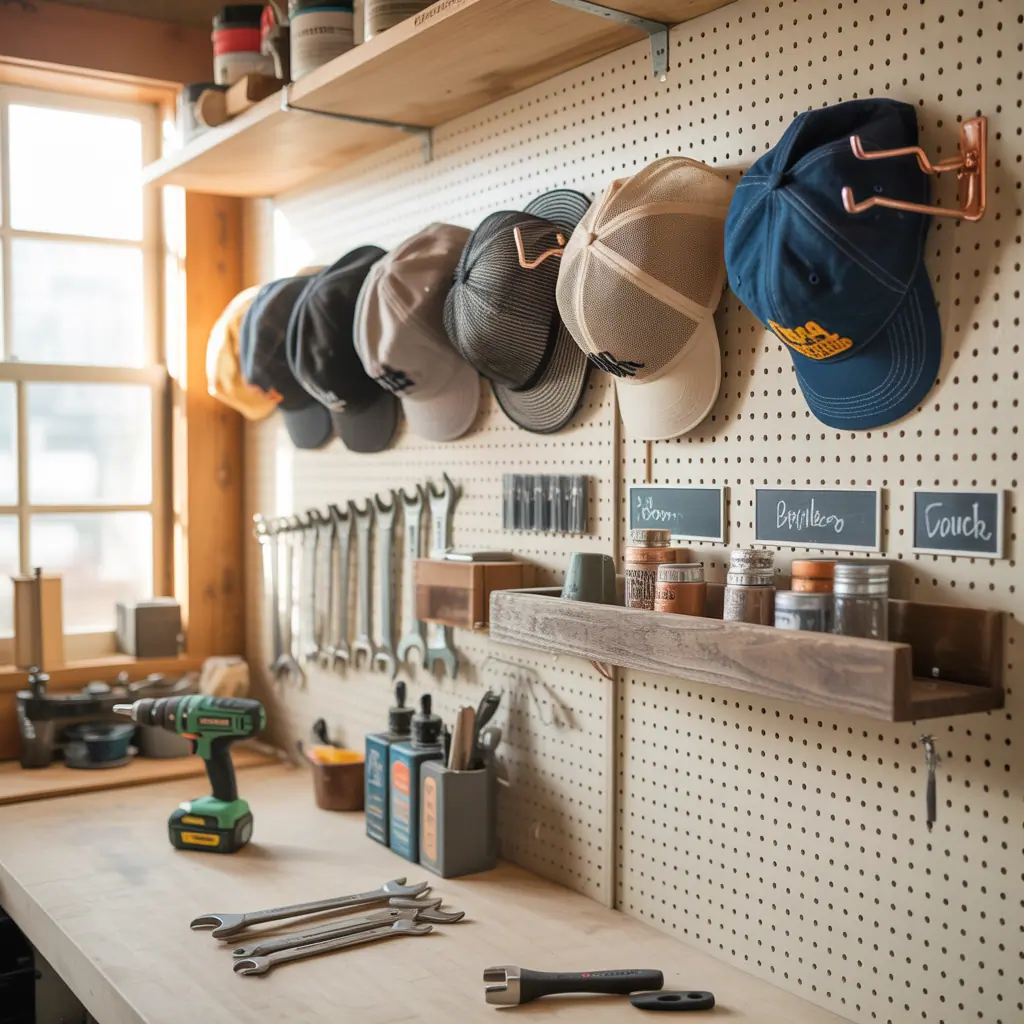 wall ideas hat display