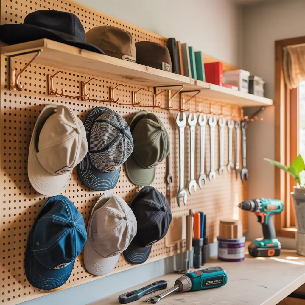 wall ideas hat display