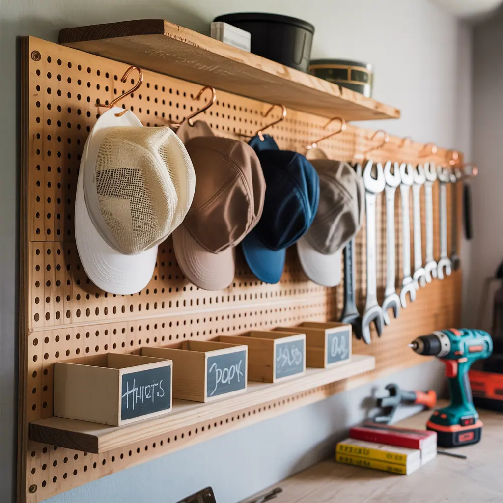 wall ideas hat display