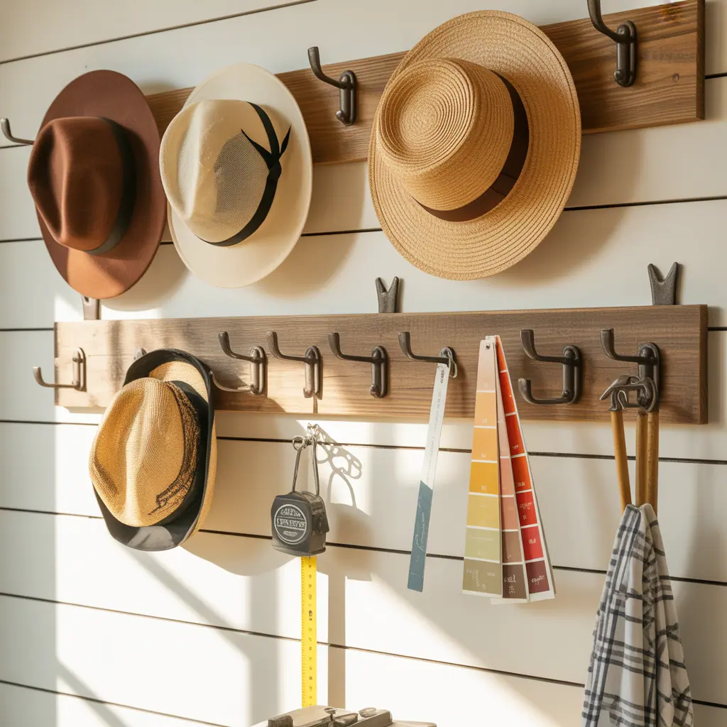 wall ideas hat display