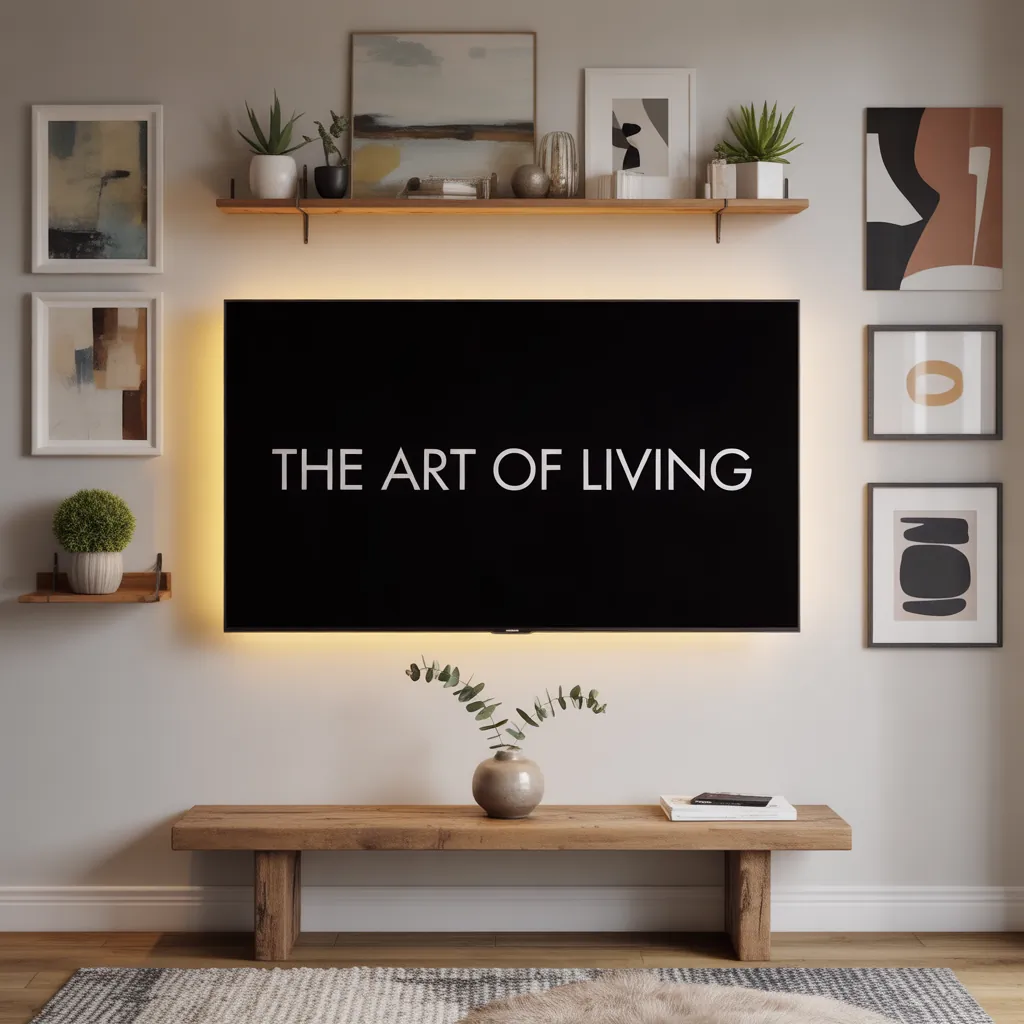 wall mounted tv decor