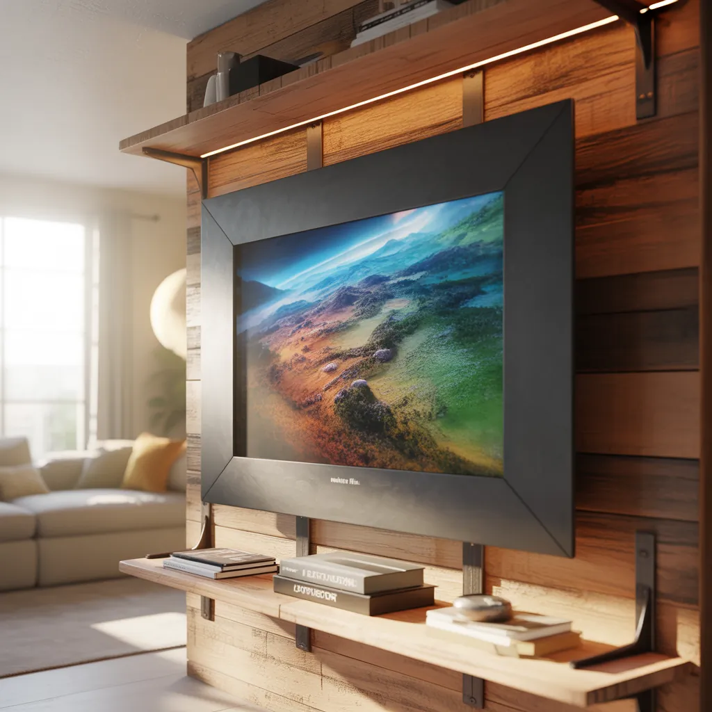 wall mounted tv decor