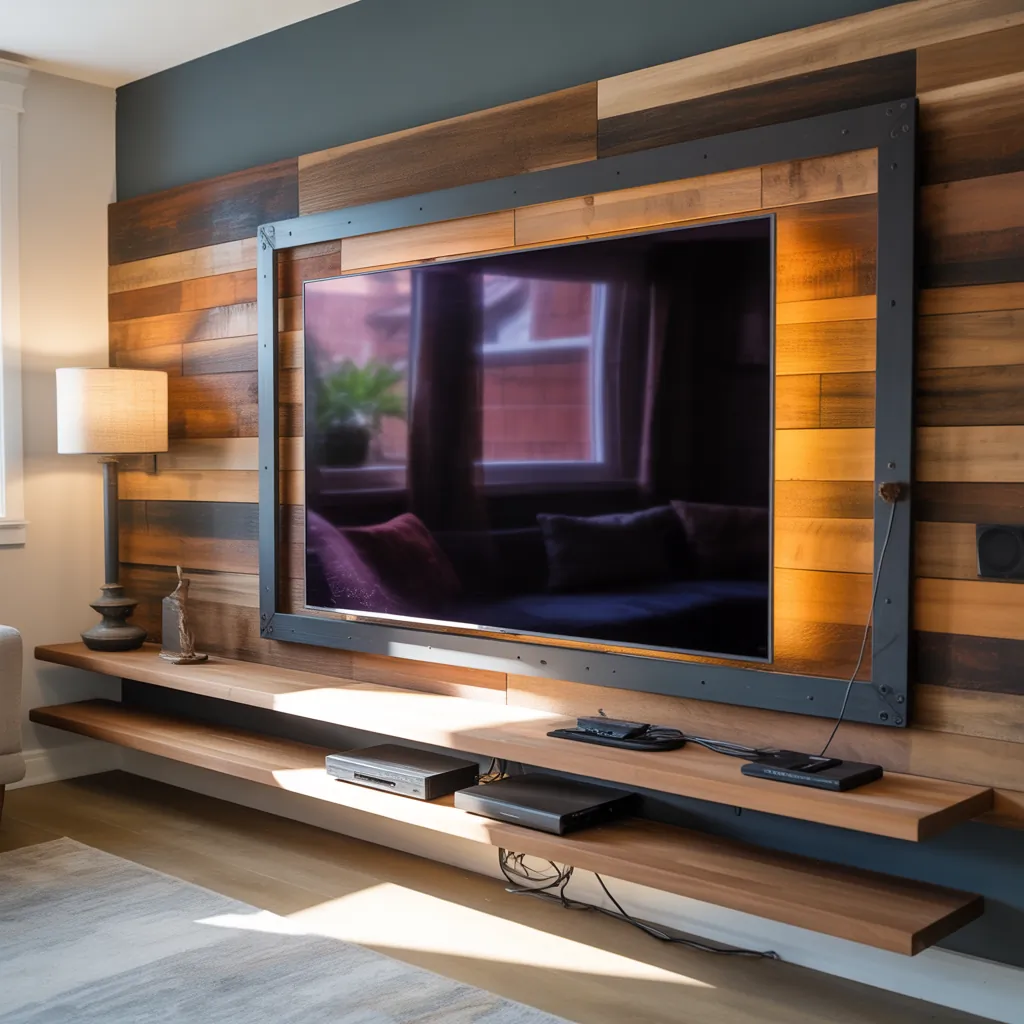 wall mounted tv decor