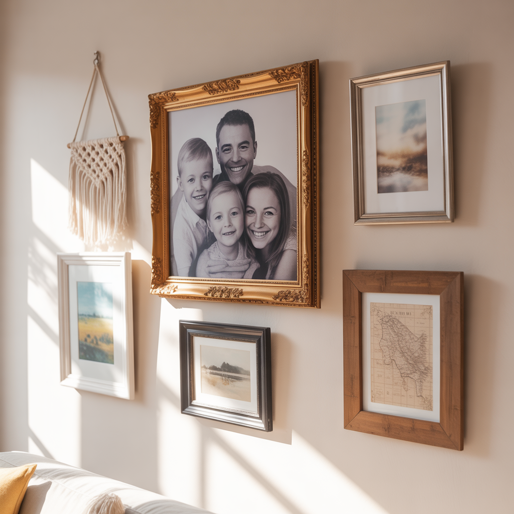 wall picture frame ideas