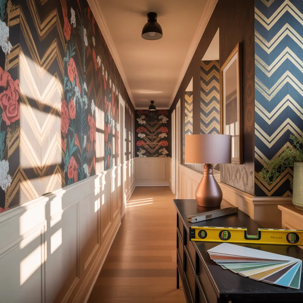 wallpaper ideas hallway