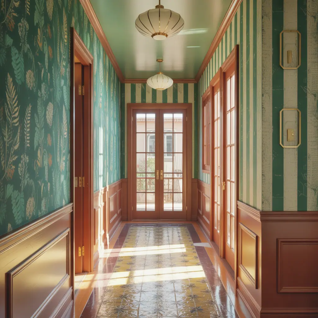 wallpaper ideas hallway
