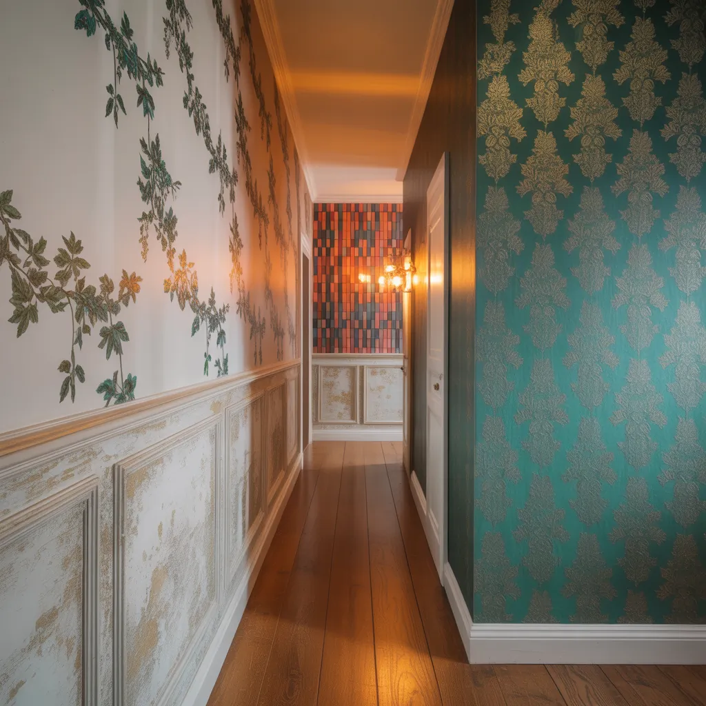 wallpaper ideas hallway