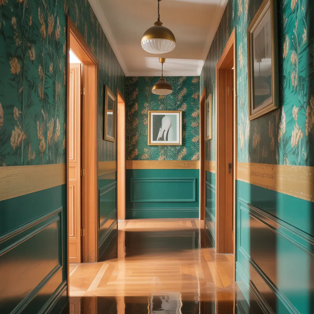 wallpaper ideas hallway