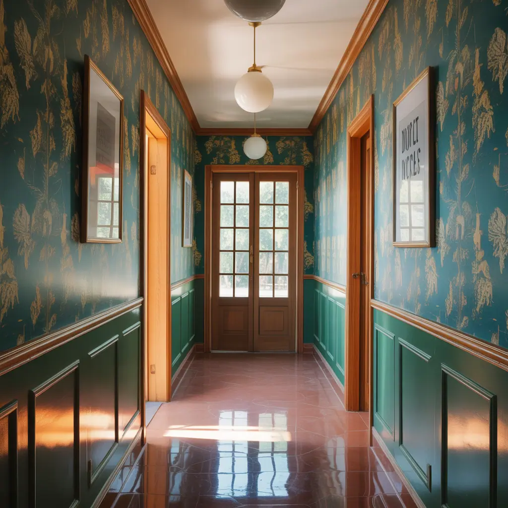 wallpaper ideas hallway