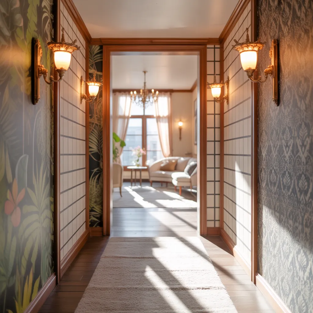 wallpaper ideas hallway