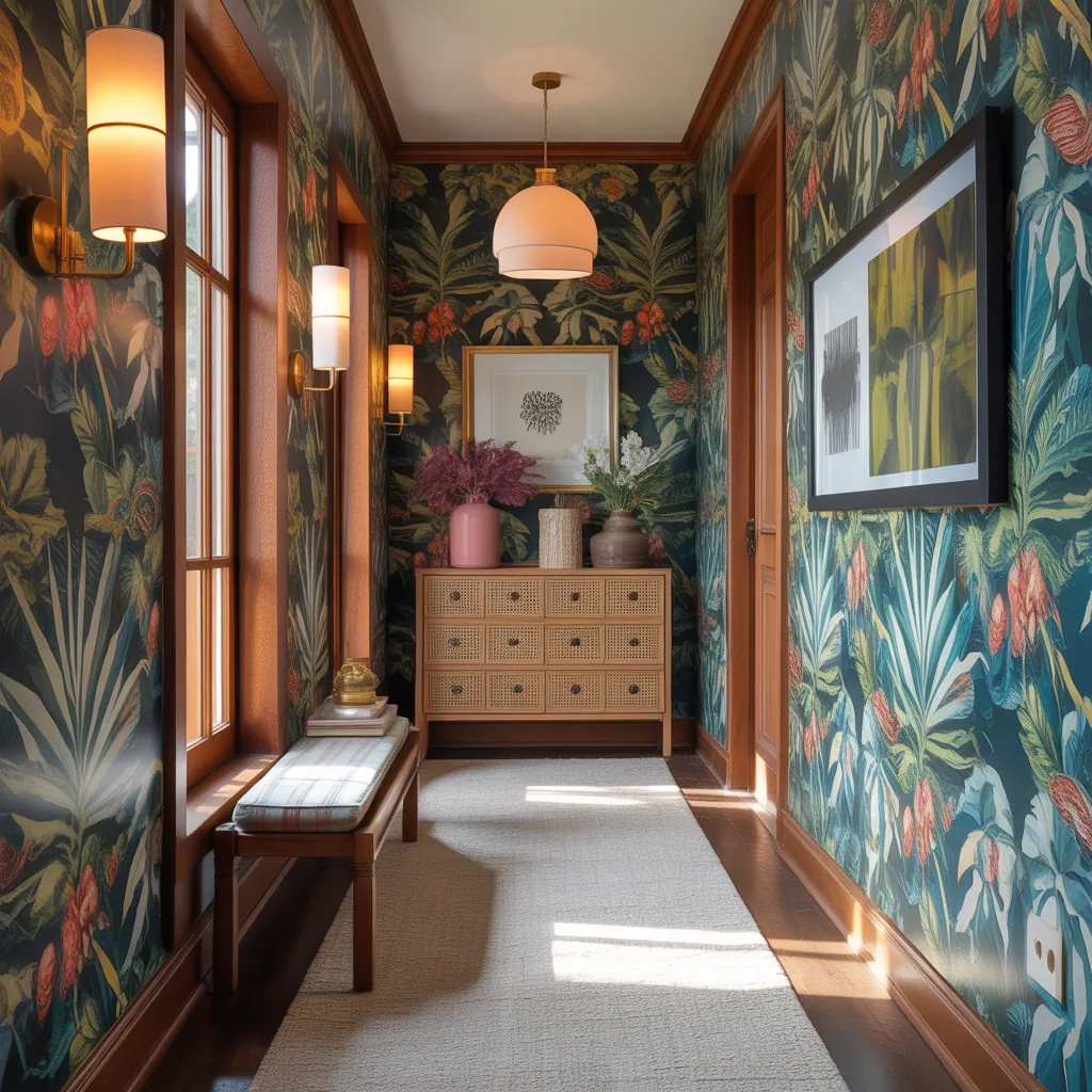 wallpaper ideas hallway