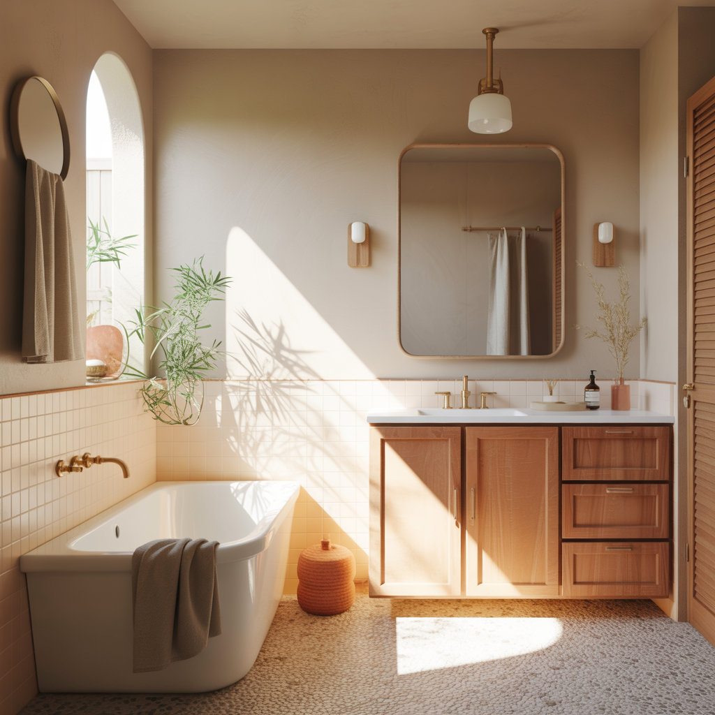 Warm Neutral Bathroom Ideas