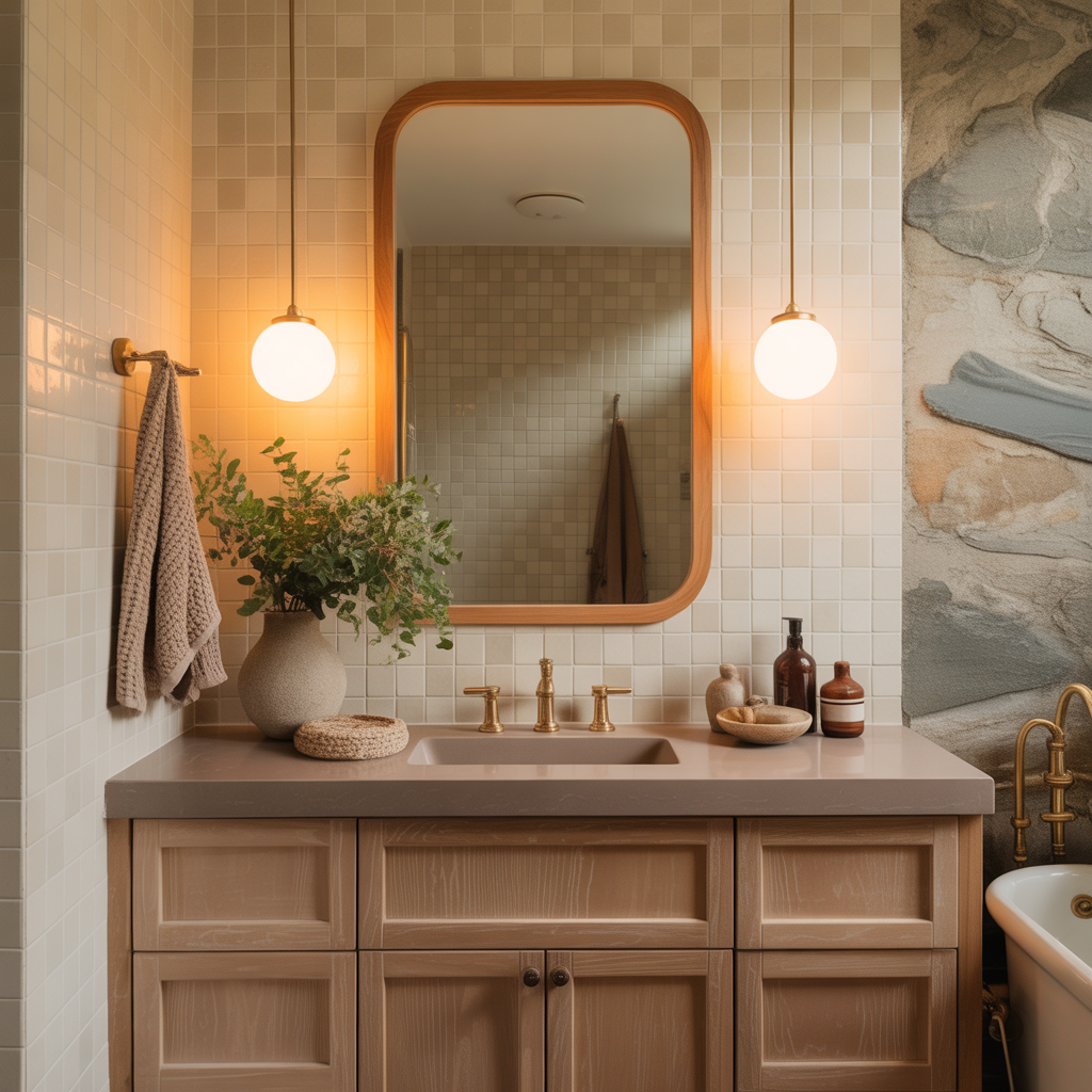 Warm Neutral Bathroom Ideas