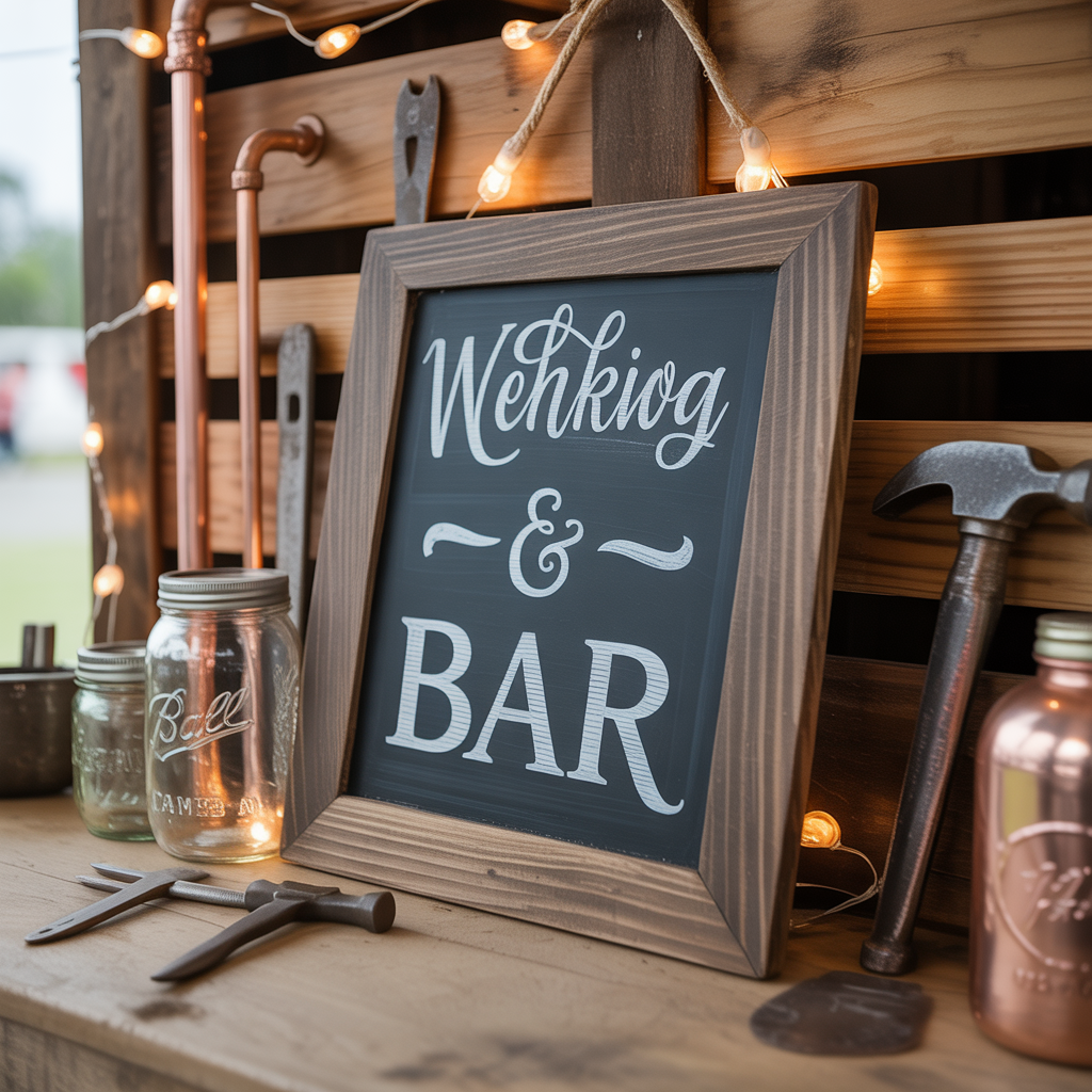 wedding bar sign inspiration
