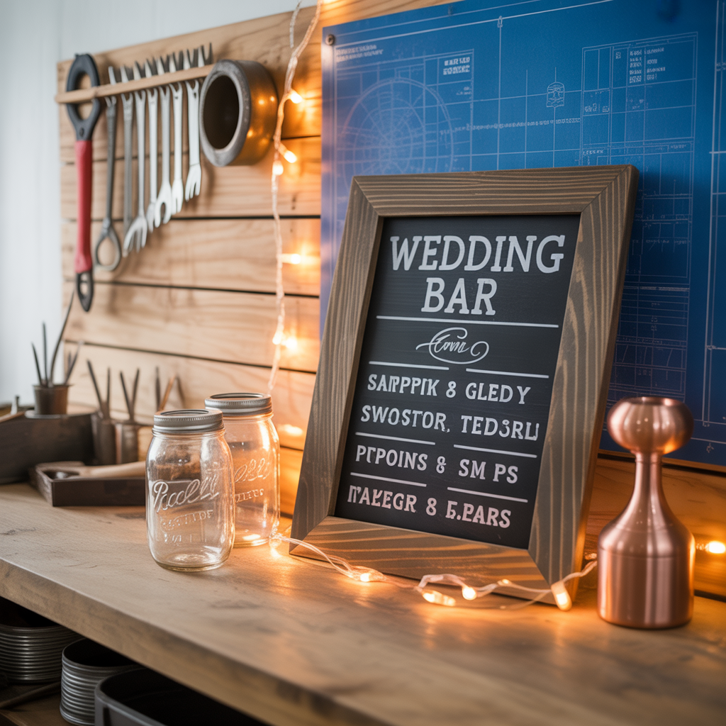 wedding bar sign inspiration