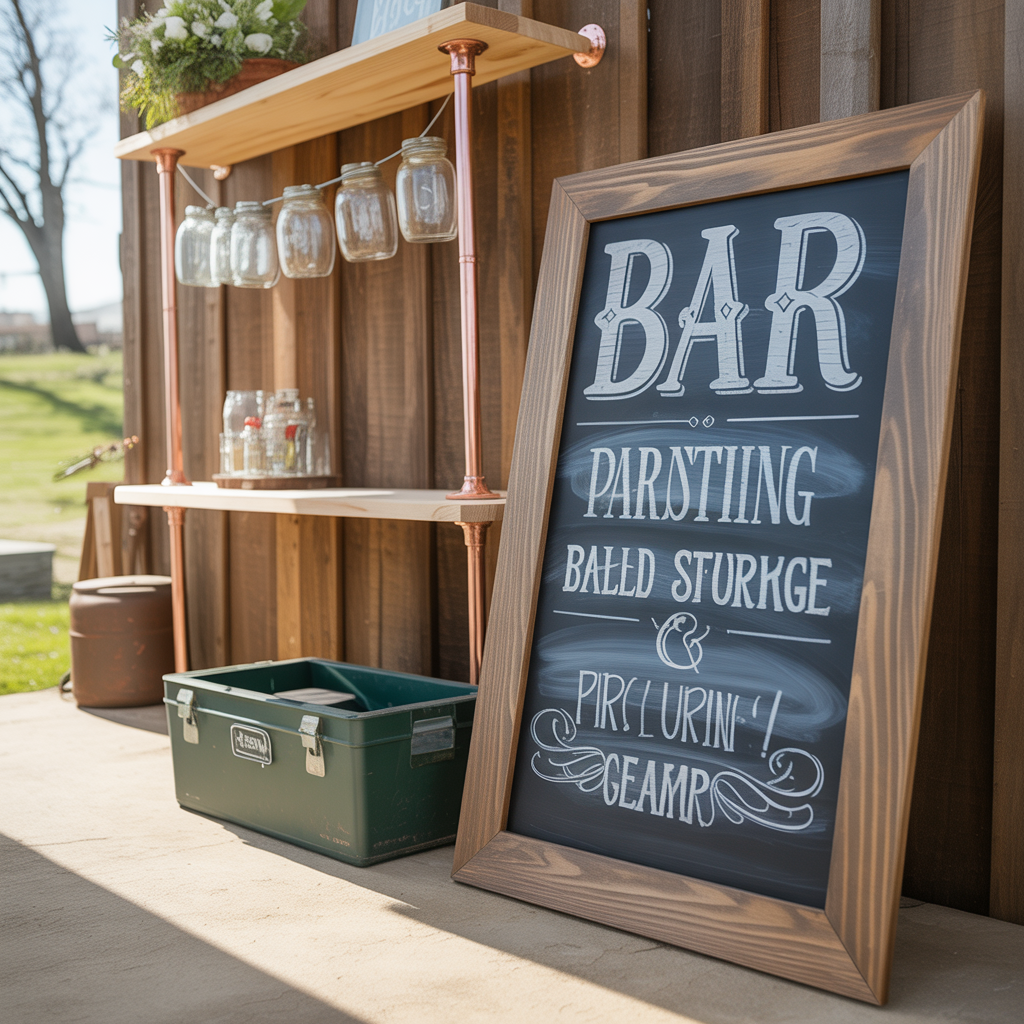 wedding bar sign inspiration