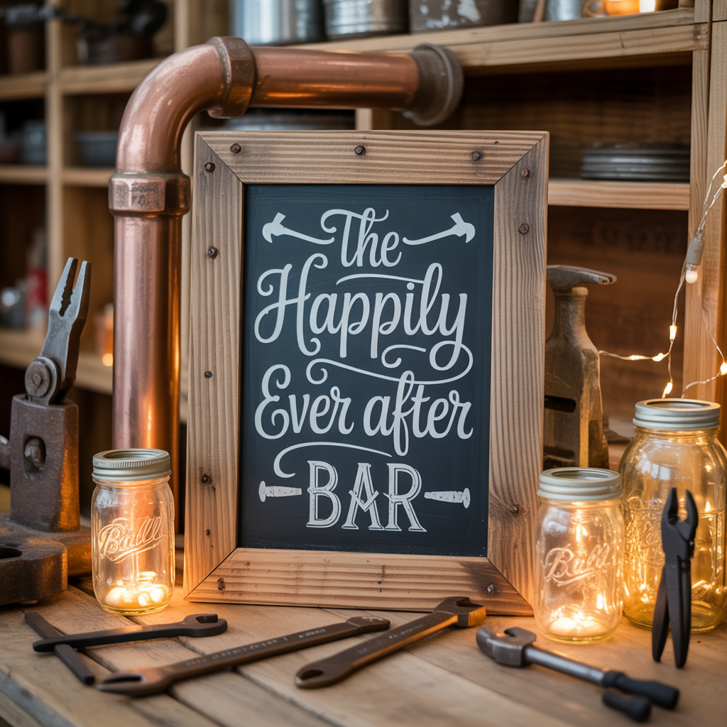 wedding bar sign inspiration