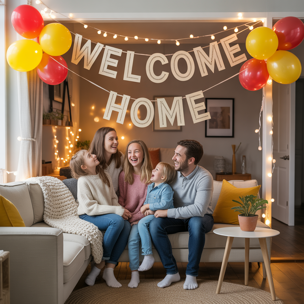welcome home surprise ideas