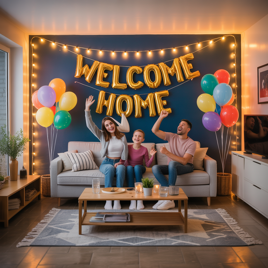 welcome home surprise ideas