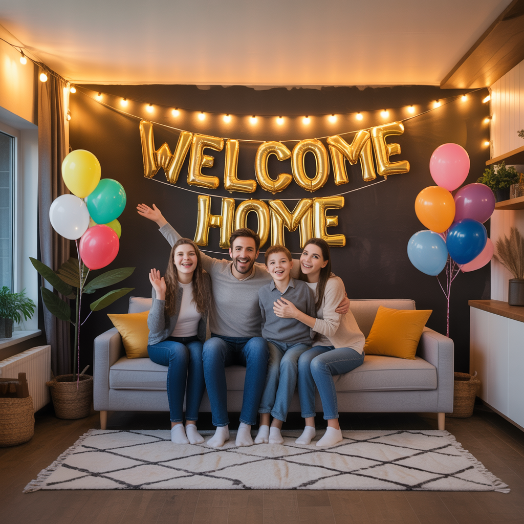 welcome home surprise ideas