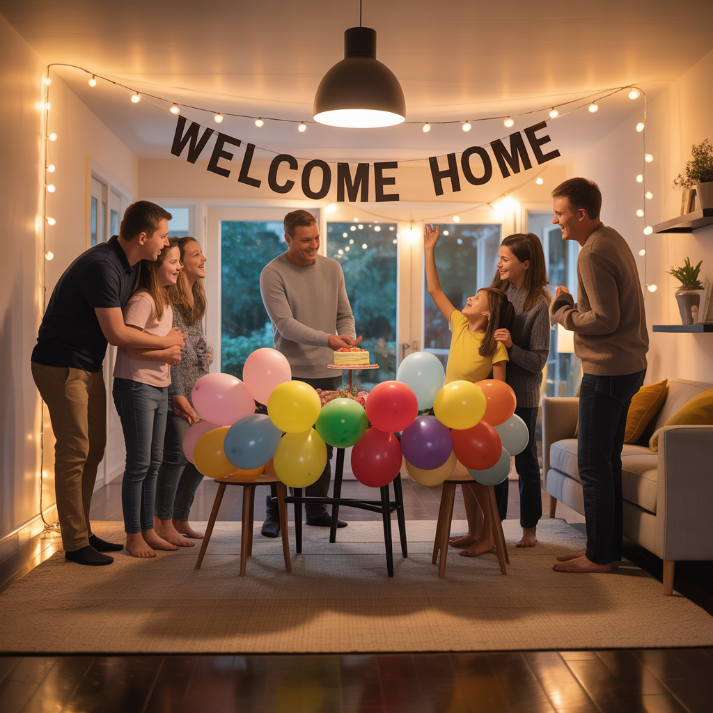 welcome home surprise ideas