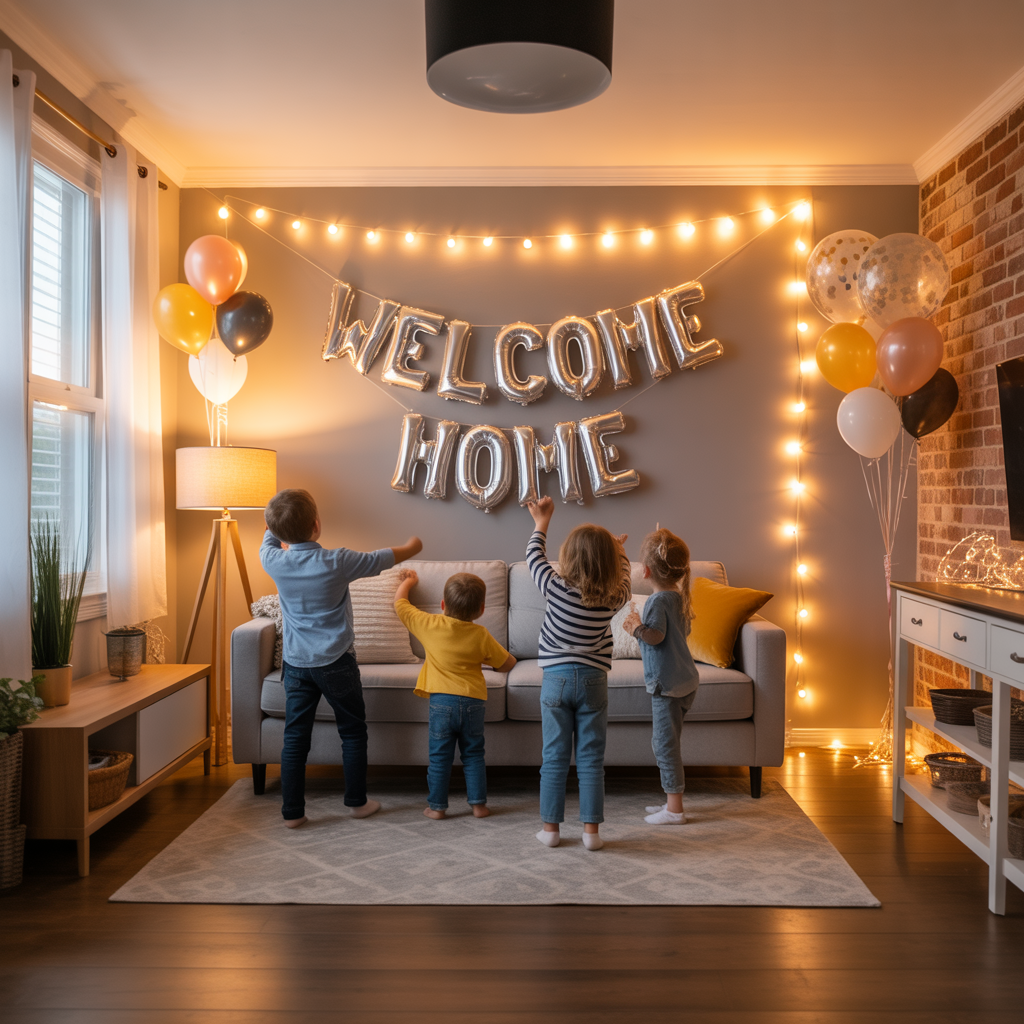 welcome home surprise ideas