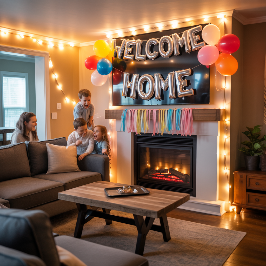 welcome home surprise ideas