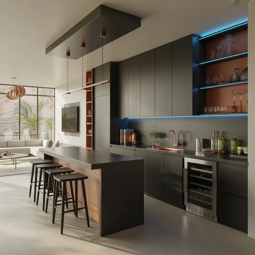 wet bar ideas modern style