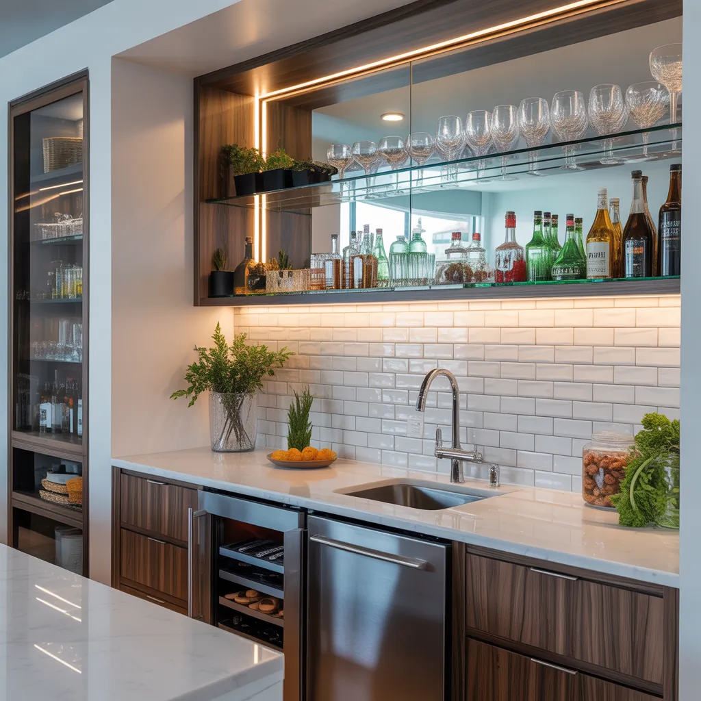 wet bar ideas modern style