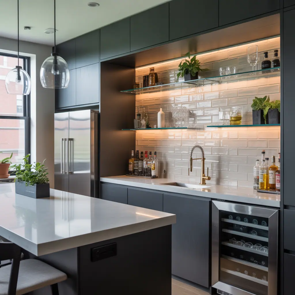 wet bar ideas modern style
