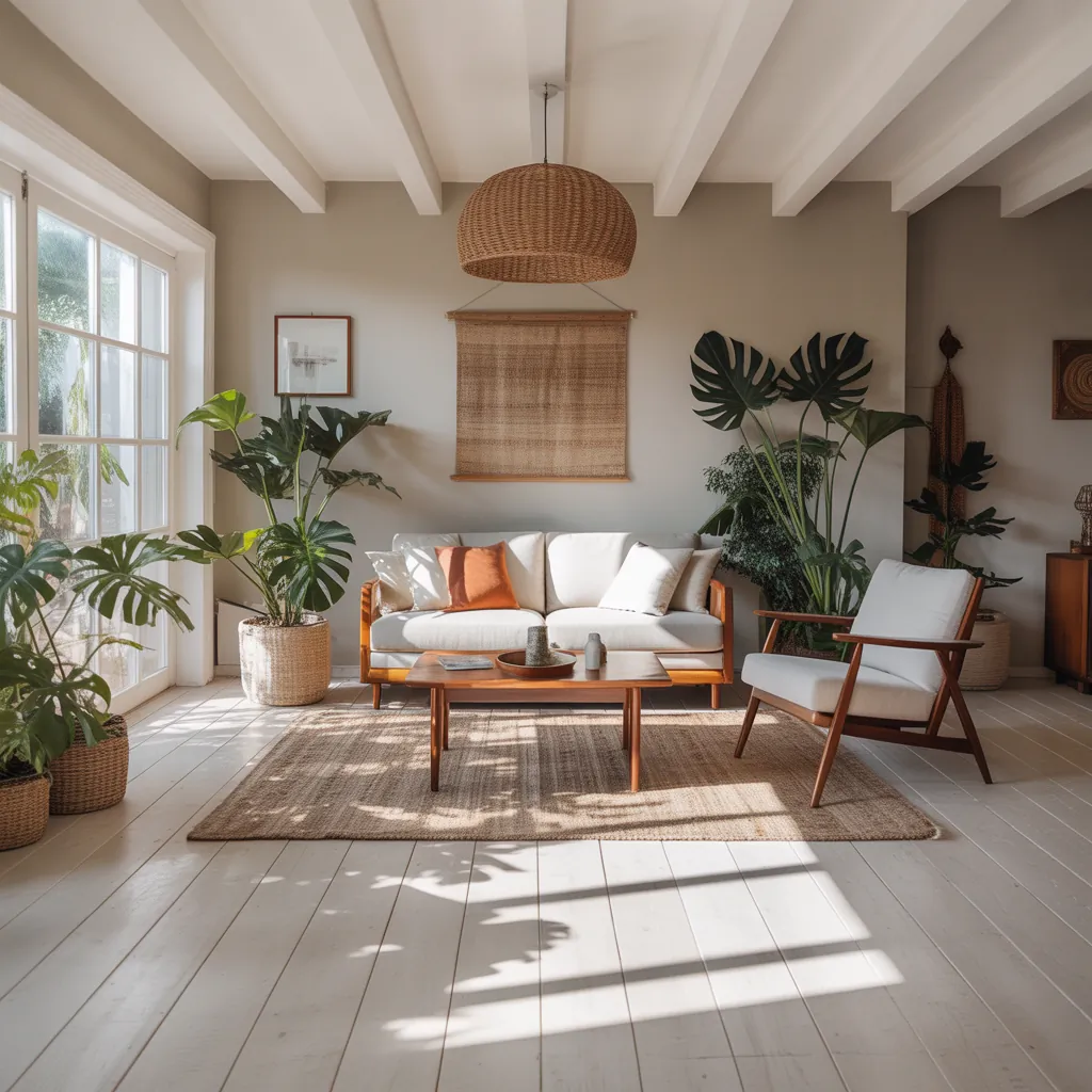 white wood floors living room ideas