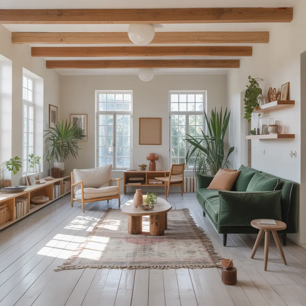 white wood floors living room ideas