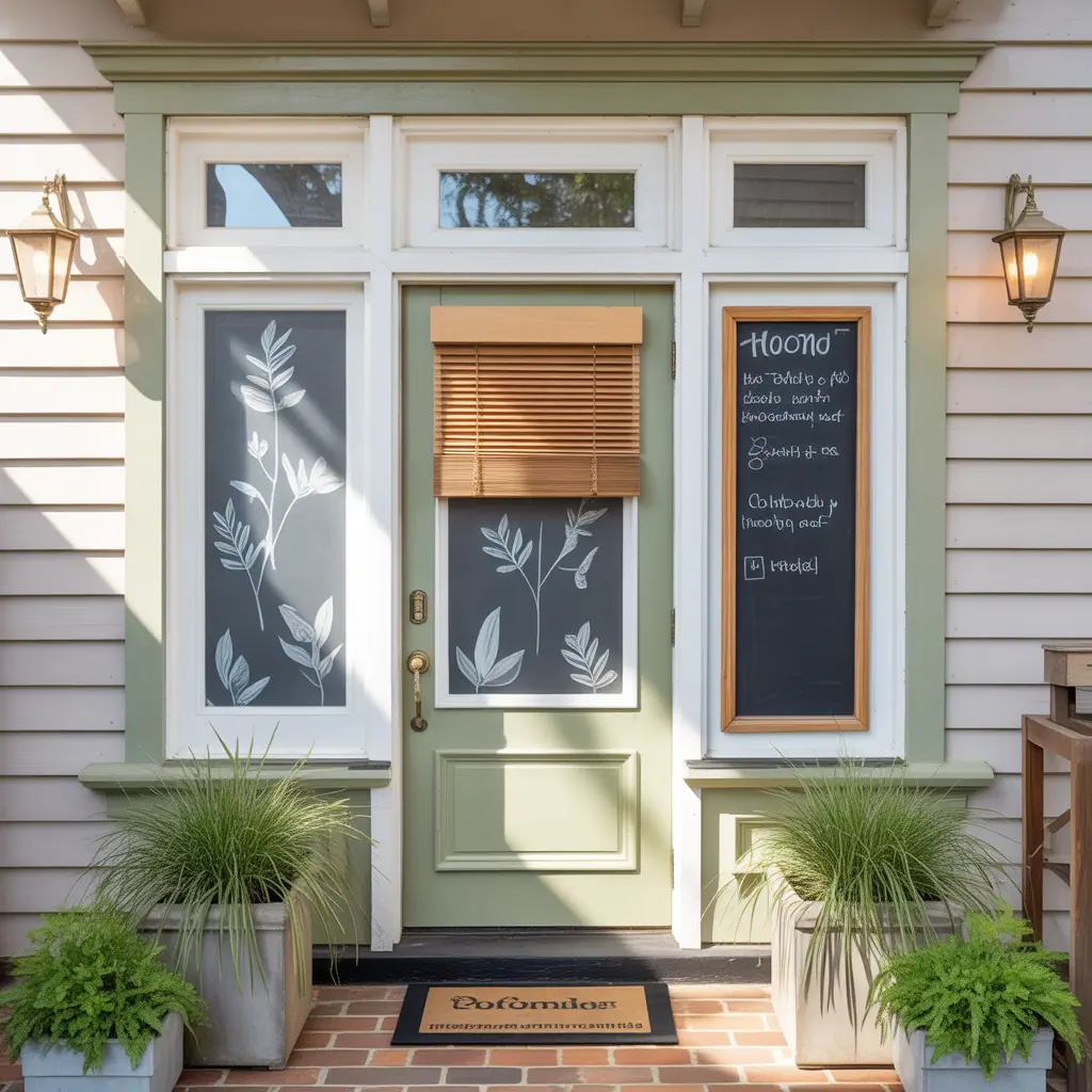 window covering ideas for front door