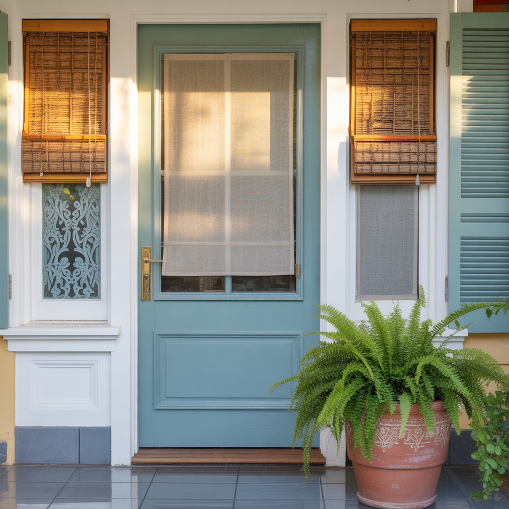 window covering ideas for front door